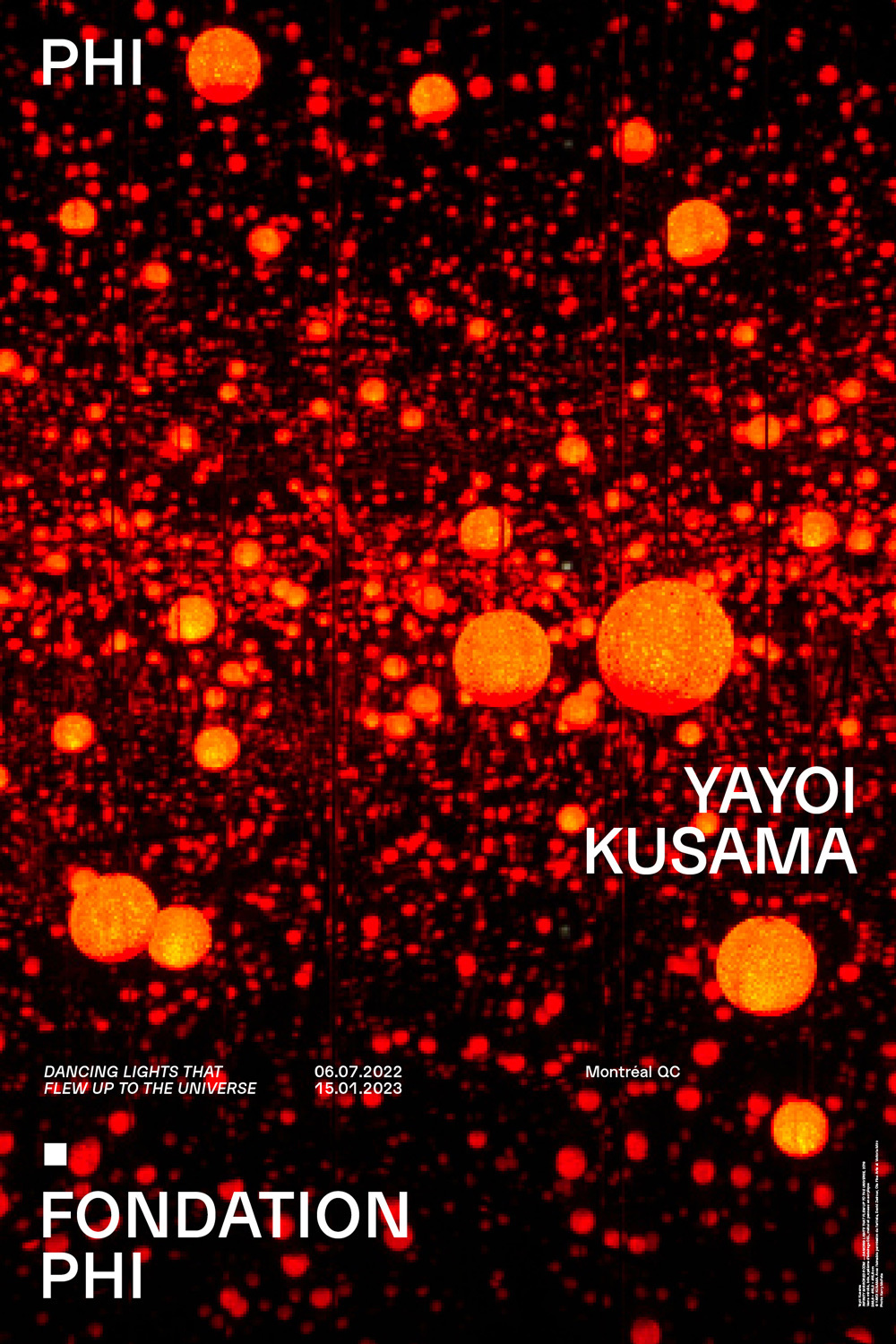 PHI Fondation Yayoi Kusama Poster 4